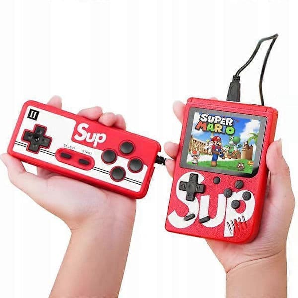Mini Konsoll Retro 400 Gameboy Spillkontroller Mario TV