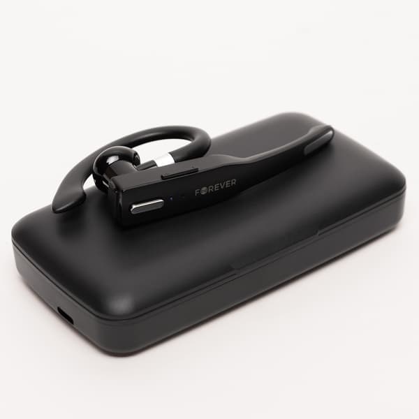 Forever trådløst headset BH-100 med opladningsetui sort