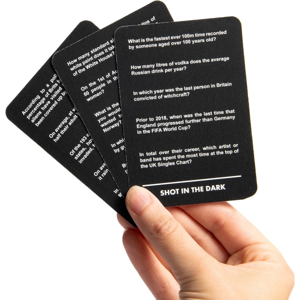 Shot in the Dark: The Ultimate Unorthodox Quiz Game | 2+ pelaajaa | Aikuiset ja lapset