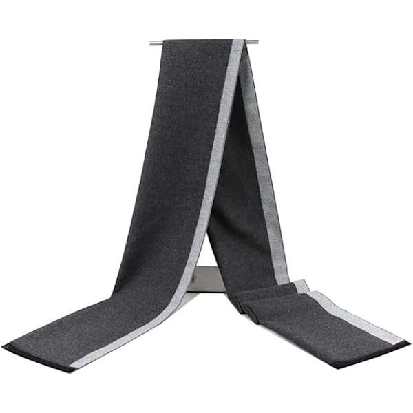 Varm vinterscarf herr höst elegant rutig halsdukar