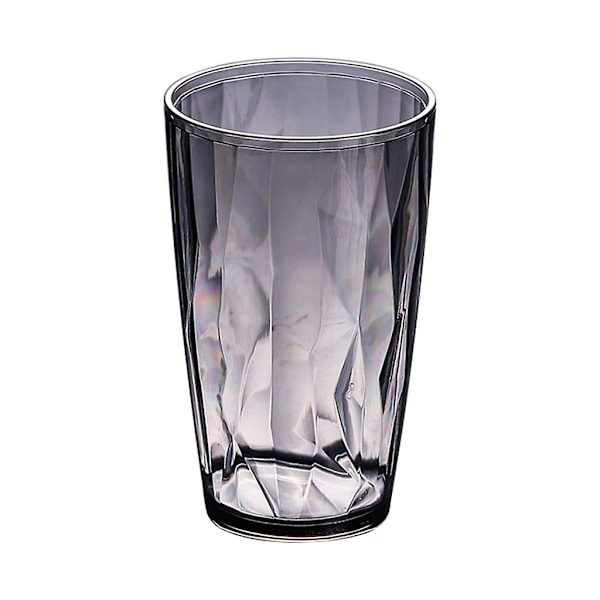 Okrossbara Dricksglas 490ml Akryl Splittringsfria Vattenglas Ölglas Light Grey