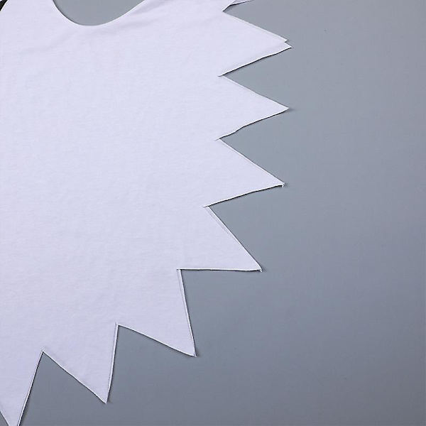 Halloween Spøkelseskostyme for Barn Spøkelseskostyme Med Gresskarbøtte for Fest Cosplay Barn Gutter Jenter Trick Or Treating Lengde 85cm Hvit