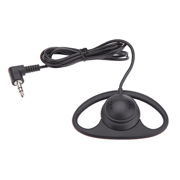 Enkeltsidig headset hodetelefon øretelefon 3,5 mm plugg for bærbar PC Skype Voip Icq