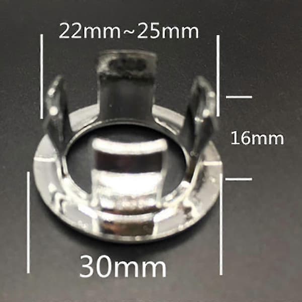 Handfat Överströmningsskydd Rund Ring Avloppshål Plugglock Reservdel Badrum 1PCS