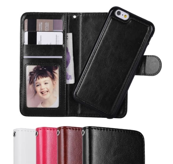 iPhone 7/8/SE (2020/2022) Etui / Magnetisk Etui 2 i 1 Pink Rosa
