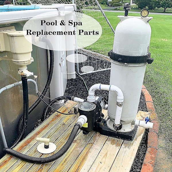 4-pack Dräneringspluggar med O-ringar Pump Plugg Poolfilter Ersättning Pool Dräneringspump Plugg Spx1700fg F