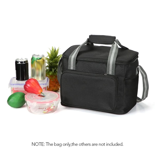 15L Isolerende Kjølebag for Resepicnic BBQ-fest - grey