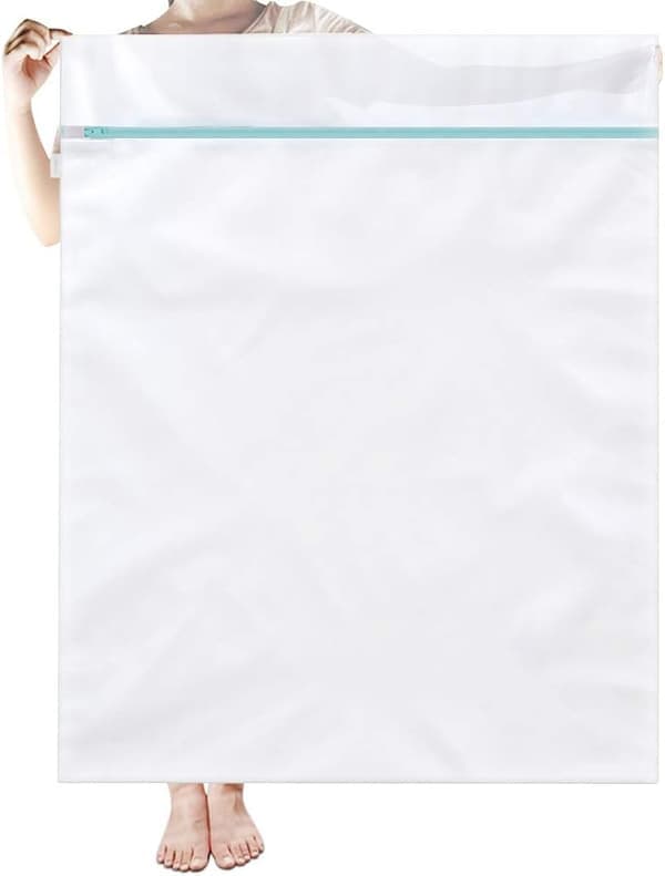 Vaskeposer i netting til vaskemaskin 90x110cm XXL stor størrelse nettingvaskepose