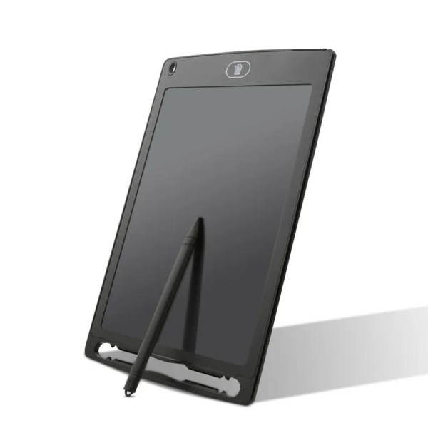 Digital ritplatta för barn - Praktisk LCD, 8,5\" surfplatta + penna Svart