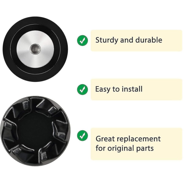 6-pack 9704230 Blenderkoppling Blenderkoppling Ersättningsdelar med 1 Nyckel Kompatibel Kompatibel KitchenAid Wp9704230vp Wp9704230-haoyi