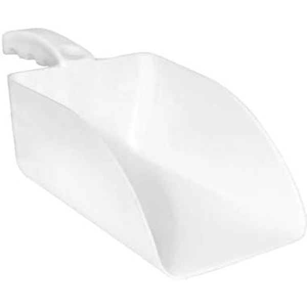 Stor plastskopa/skyffel för is, perfekt för ismaskiner, ishinkar i kök eller till djurfoder (2 skopor)