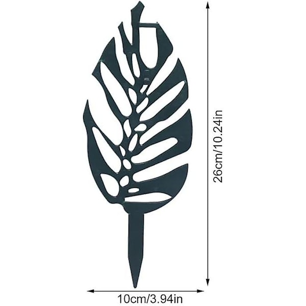 Plante klatrestativ stabelbar blomst vinholder espalier robust og holdbar stærk planteunderstøttelse (størrelse: 26x10cm) grøn 2stk
