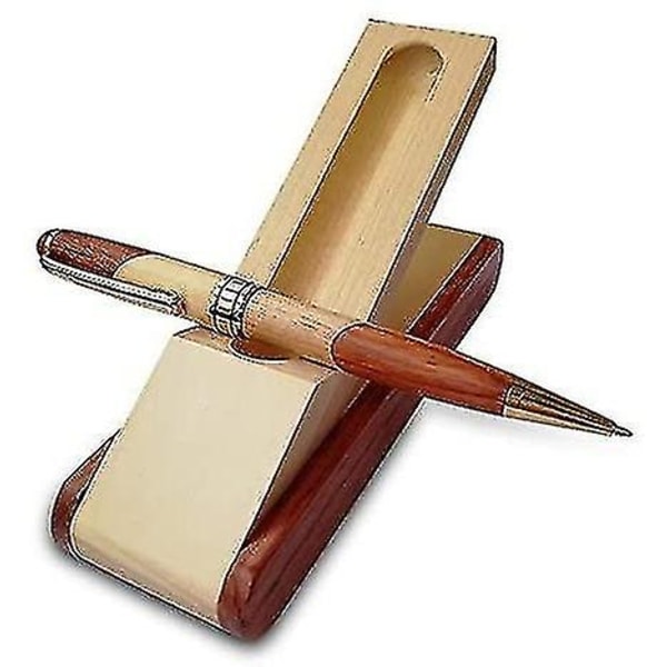 Luxury Wooden Signing Pen Gift Set With Business Pen Case Display, Writing Pen With Box And Gel Ink Refills1pcs-wood