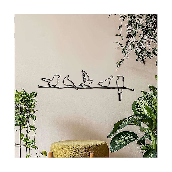 Fugl Metal Væg På Wire Art Fugl Vedhæng Wire Fugl Væg Hanger
