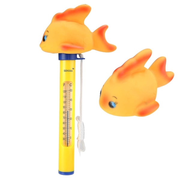 Flydende pooltermometer, pooltermometer med snor