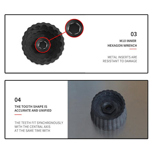 5-i-1 Cykel Vevaxelverktyg Reparationshylsa För Hollowtech Dub Bbr60 Bb9000 Fsa386 Cykel Cra