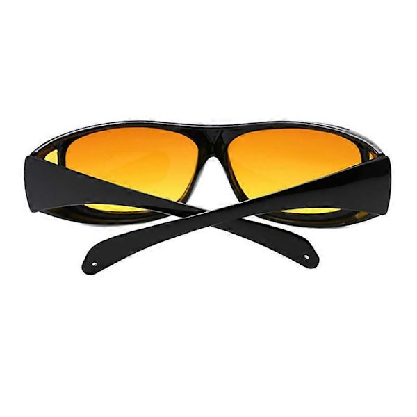 EVAGO 2-pack Nattdrivglasögon för Män Kvinnor Anti-bländande Passar över receptbelagda Solglasögon Nattsyn Glasögon 4