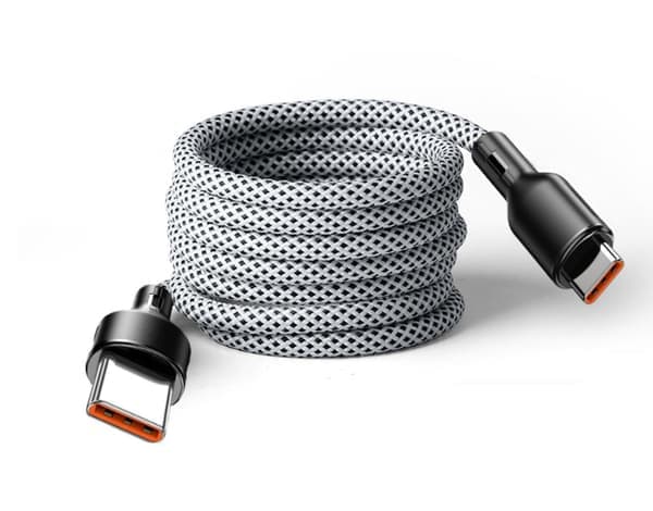 Ny MagnoLoop – Smart magnetisk ladekabel Hvit USB-C USB-C Hvit Hvit USB-C   USB-C