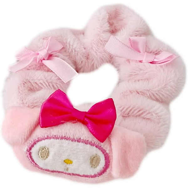 Tyttöjen hiusasusteet Kawaii hiusnauha Suuri suolistorengas Söpö anime hiusnauhat Runsas pörröinen hiusnauhat Poninhäntä Venyvä päähine