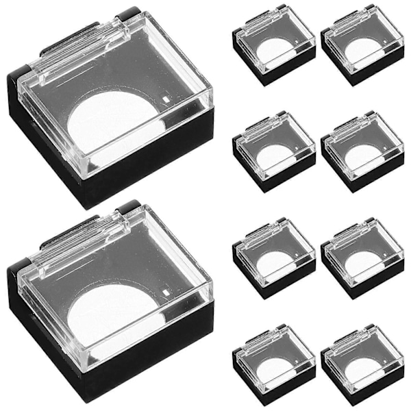 10 stk Trykknappdeksler Sikkerhetsbryterdeksler Trykkbryterbeskyttelse Plastbeskyttere