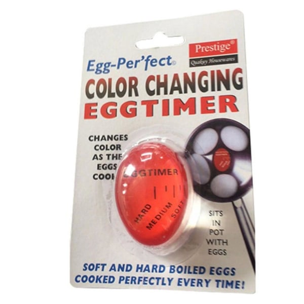 Egg timer, som gir perfekte resultater hver gang - rød - one size
