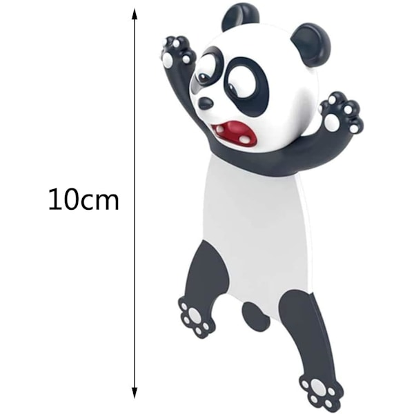 Ihastuttavat kirjanmerkit, hauskat 3D-sarjakuvaeläimet Kirjanmerkit Lukeminen Kirjanmerkit Opiskelijoille Toimistotarvikkeet Luova lahja Ihanteellinen pojille ja tytöille Panda