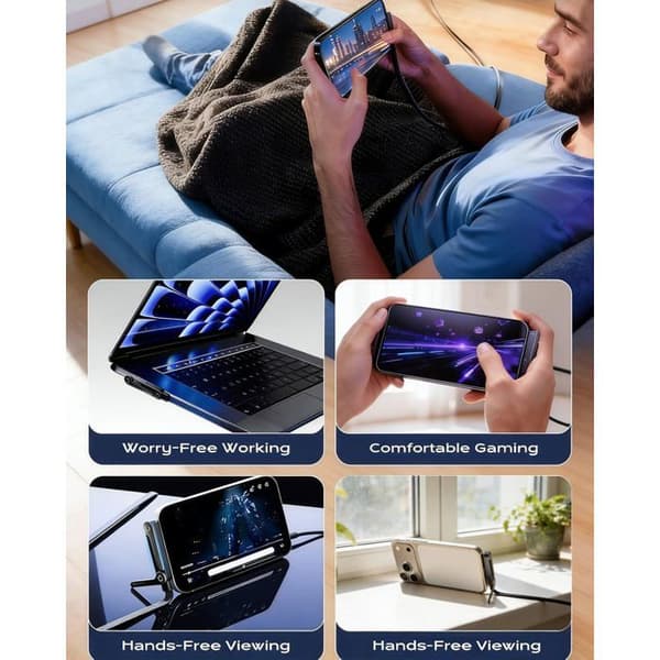Hörlurar för barn - Med LED-lampor - Vikbara - Bluetooth - Lila - Inbyggd mikrofon