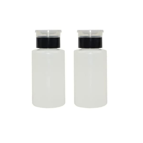 2-delt pumpedispenser sett - Pumpeflaske for væsker - Neglelakkfjerner, manikyrfjerner - 200ml