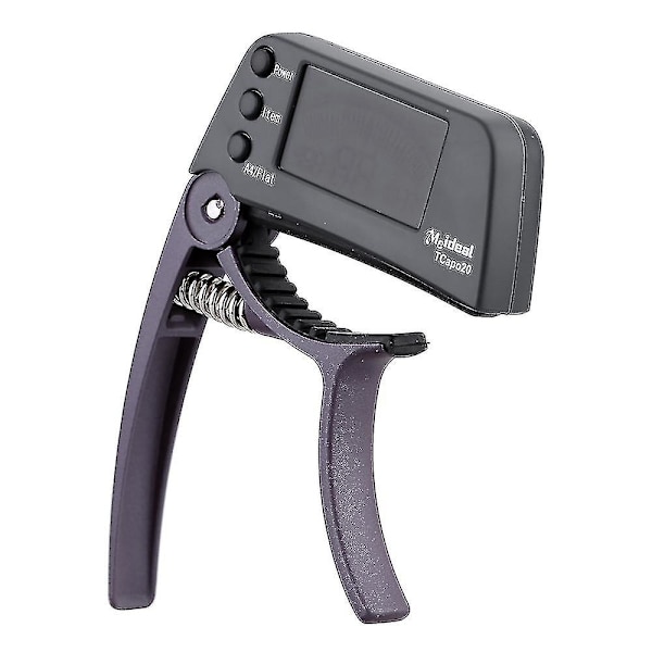 Tcapo20 Hurtigutskiftbar Capo Tuner Legering Materiale For Akustisk Elektrisk Gitar Bass Kromatisk