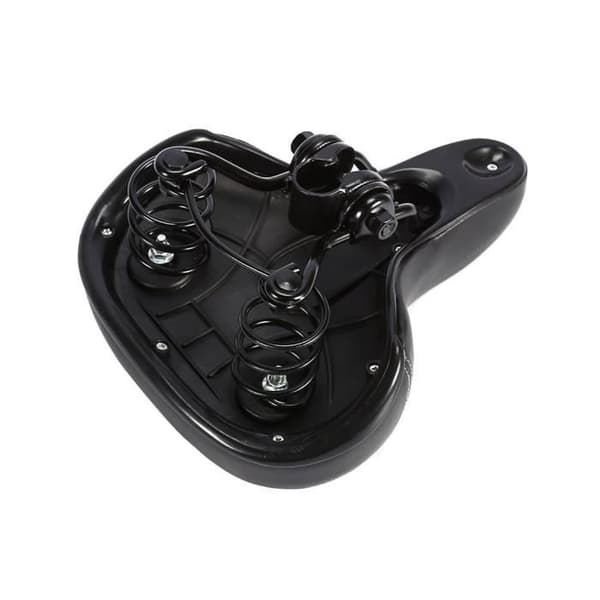 Cykel sadel - Ergonomisk - Sort - Vandtæt PU - 25x20cm - Optimal komfort
