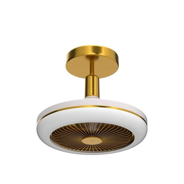 Takfläkt med ljus, 30W - dimbar LED, fjärrkontroll, E27-sockel, 3 hastigheter, tyst