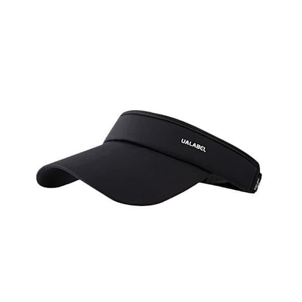 SVART Clip-on Solskydd Golfvisir Justerbart