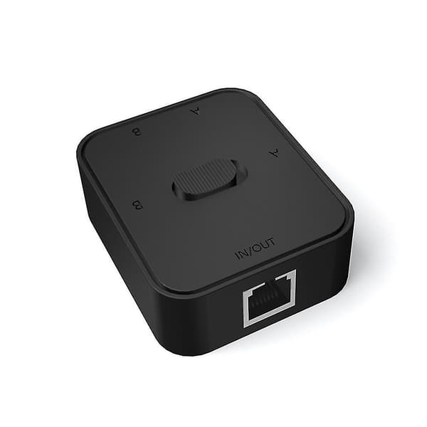2 Port Gigabit Netværk Switch Rj45 Switch Netværk Splitter Kabel Forlænger Vælger Gratis 2 Vejs Adapter