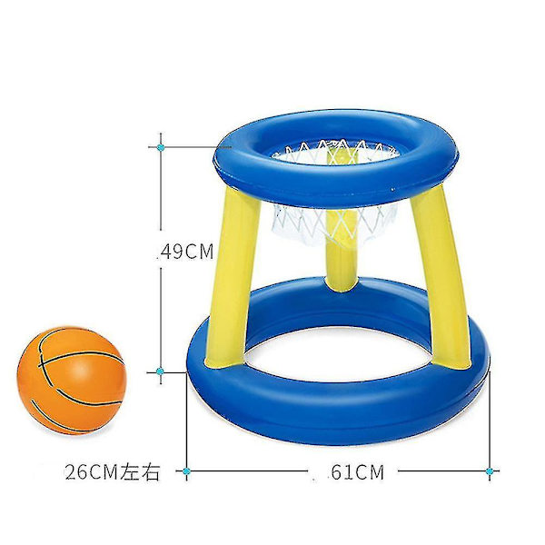 Basketkorg för simbassäng, sommar utomhus vattensportleksaker