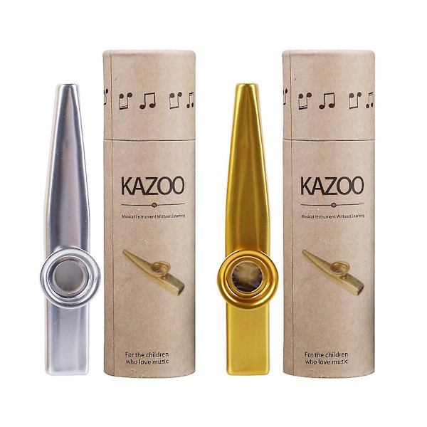 Kazoos Vuxna Metall Harmonica Flöjter Ukulele Kazoo Partner Kazoos Multipack