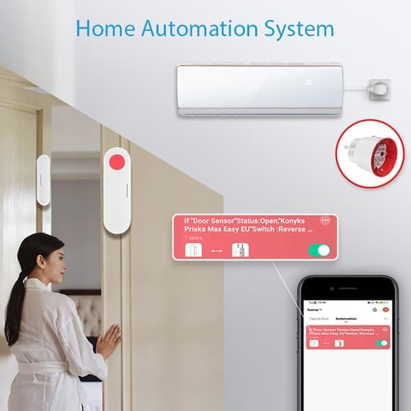 Tuya WIFI Strømstik 16A Zigbee 3.0 EU Smart Stikdåse Trådløs 1PC