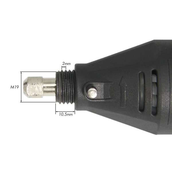 M19x2mm Leikkuohjain Miniporakoneen Terät Dremel-pyörivätyökalulle