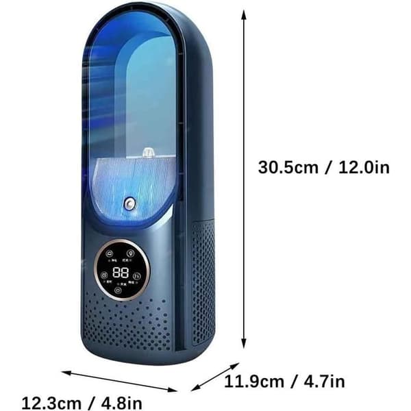 Luftkonditioneringsfläkt - RISING FF - Mini USB luftkonditionering - 6 hastigheter - Tyst - Bärbar
