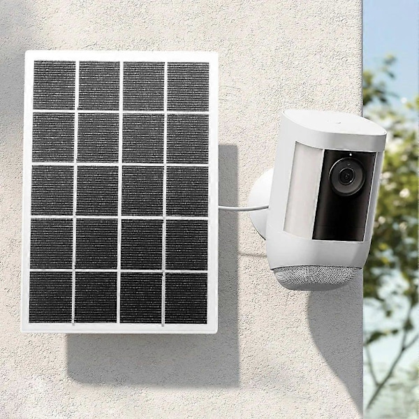 Solpanel för Arlo Pro 4/Ultra 2/Pro 3/Ultra/Pro 5S Säkerhetskamera Solcellsladdare - Svart Multicolor Black