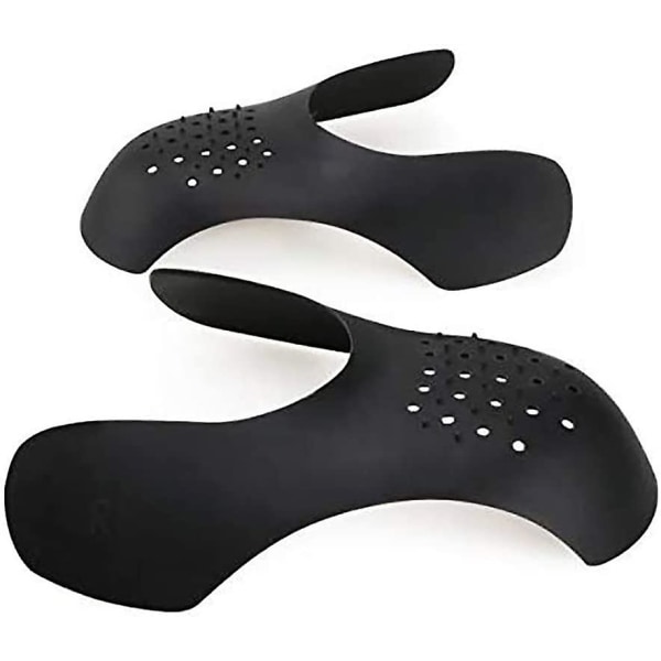 Sports Shoe Shields, White Universal Crease Protectors Sports Shield Shoe Crease Protector Forhindre tåfolder mot skofolder for kvinner(5 par,