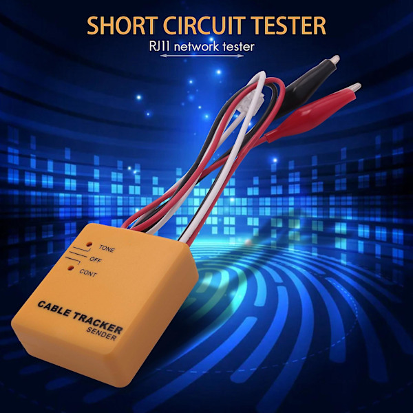 Kabel Finder Tone Generator Probe Tracker Wire Netværk Tester Tracer Kit