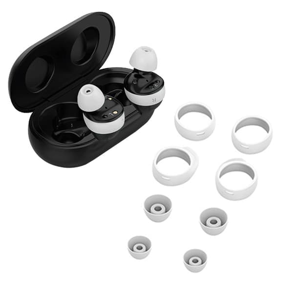 8-pakning øreputer til Samsung SM-R170 Galaxy Buds Hvit Hvit White