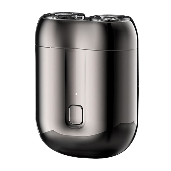 Mini-parta, Kannettava Sähköpartaveitsi Miehille, USB-Latautuva Partakone Koti- ja Matkakäyttöön Grey