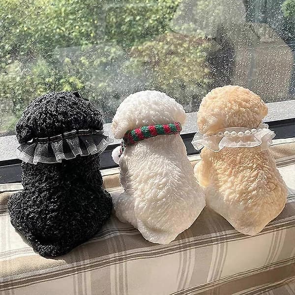 Hundleksaker Squishy att klämma på, Tysta Squishy Fidget-leksaker Hund black