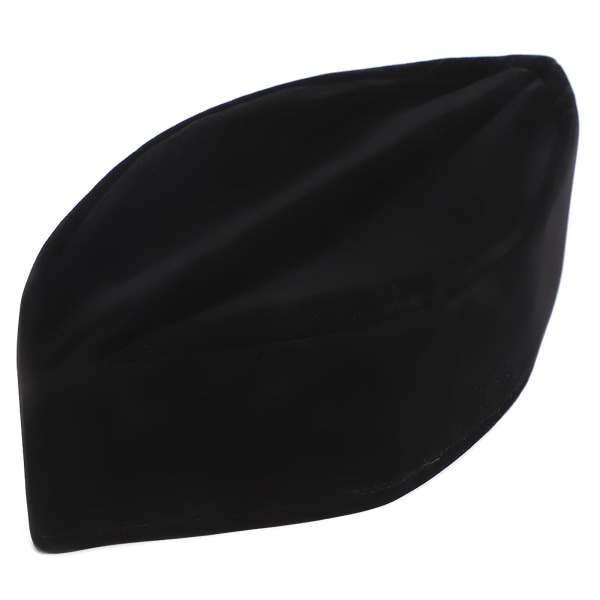 Muslimsk hatt för män, svart, sydostasiatisk, malaysisk, islamisk, mjuk, guld, sammet och kartong, fast, 59 cm