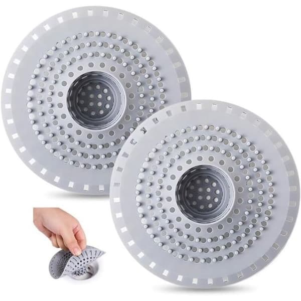 Hårsluksil – LUSKYKA® – 2 stk. – Høykvalitets silikon – Mål 12,5 x 3,5 cm