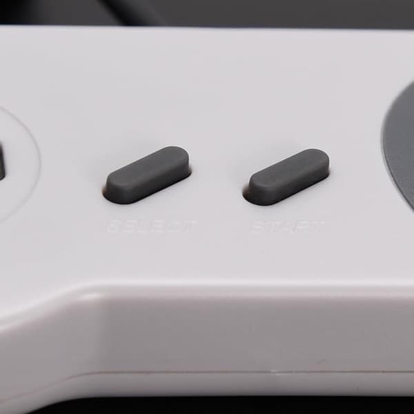 2-pak kablede SNES-spilcontrollere, SNES-controller fuldt kompatibel med original SNES/SFC - [Plug and Play] (grå/) Purple
