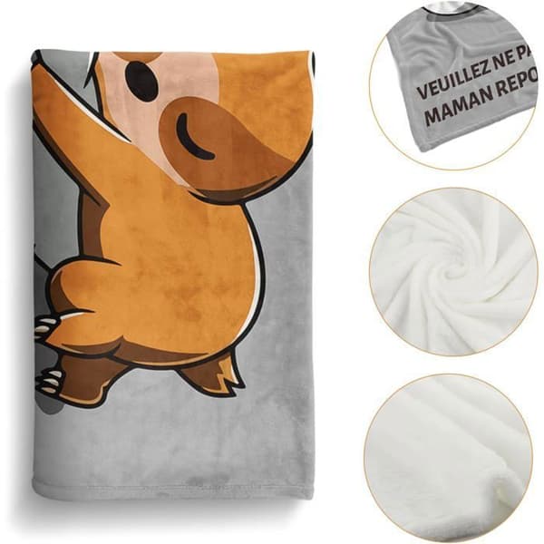 Fleecepledd – Jule-/bursdags-/morsdagsgave til mamma (150 x 130 cm)