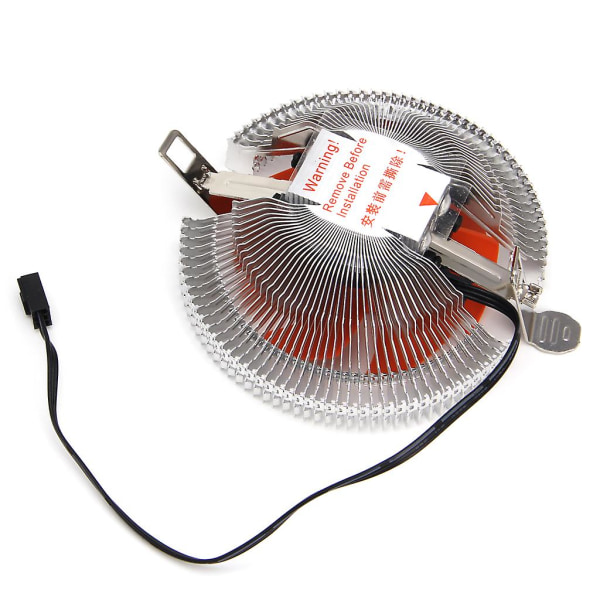 2200rpm Cpu Hiljainen Tuuletin Jäähdytin Jäähdytys Lämpöputki Intel Lga775/1155 Amd Am2/