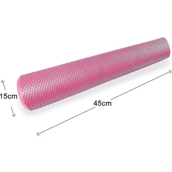 Muskelmassager Skumrulle til dybdevævsmassage, Pink, 45x15cm